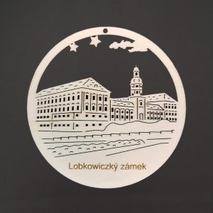 Roudnice nad Labem - Lobkowiczký palác - ozdoba prořezávaná kulatá