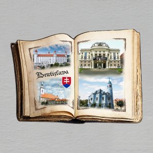 Bratislava - magnet kniha