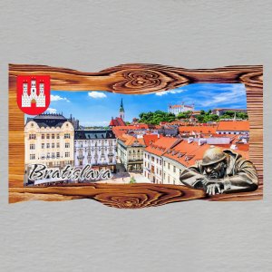 Bratislava - magnet prkno dvojitý