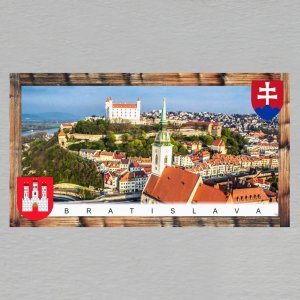 Bratislava - magnet DL trojitý