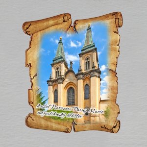 Roudnice nad Labem - kostel - pergamen