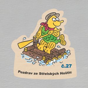 č. 27 Pozdrav ze Střelských Hoštic - magnet