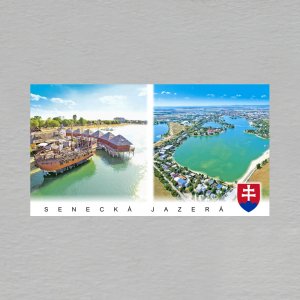 Senecká jazerá - magnet DL koláž