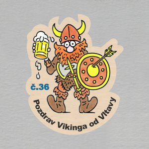 č. 36 Pozdrav od Vikinga od Vltavy - magnet