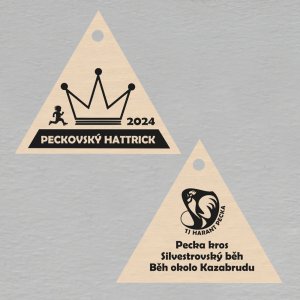 Peckovský hattrick - medaile