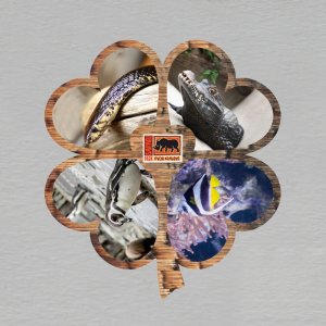 Safari Park Dvůr Králové - magnet čtyřlístek dvojitý 3