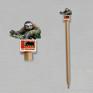 Safari Park Dvůr Králové - Lenochod - tužka s jednostranným potiskem soklíku