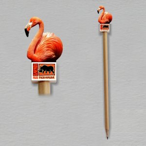 Safari Park Dvůr Králové - Plameňák - tužka s jednostranným potiskem soklíku
