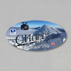 Chopok - magnet ovál 3