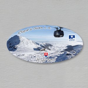 Chopok - magnet ovál 6