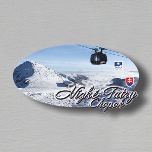 Chopok - magnet ovál 7