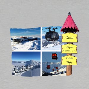 Chopok - magnet rozcestník