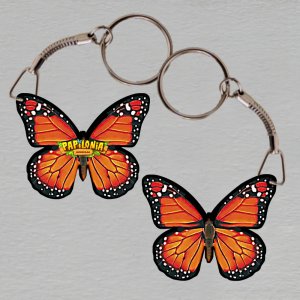 Papilonia Budapešť - motýl oranžový - klíčenka