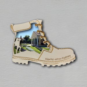 Piešťany - magnet bota dvojitý