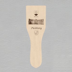 Piešťany - magnet obracečka malá gravír