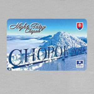 Chopok - magnet obdélník 2 - velký