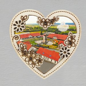 Masarykov dvor - magnet srdce dvojité