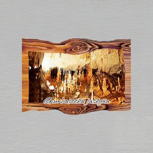 Gombasecká jaskyňa - magnet prkno C6