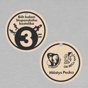 Běh kolem Stupenského kostelíka - 3. místo - medaile