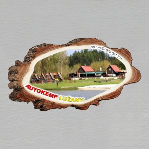 Autokemp Lužany - magnet kůra 2