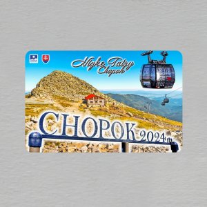 Chopok - magnet obdélník velký 3