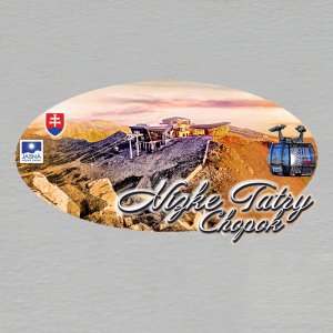 Chopok - magnet ovál velký 7