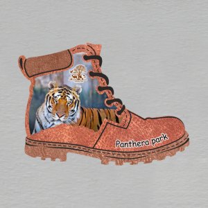 Panthera park - magnet bota tmavá