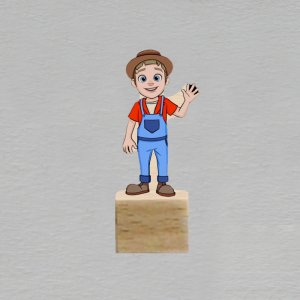 Masarykov dvor - postavička chlapec