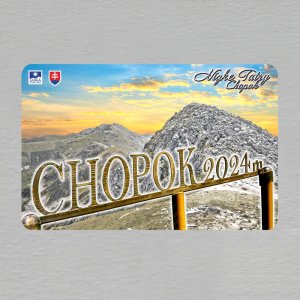 Chopok - magnet obdélník velký