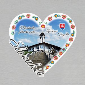 Turzovka - magnet srdce masiv ořez