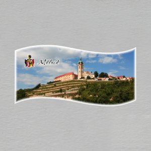 Mělník - magnet vlnka