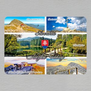 Nízke Tatry - magnet obdélník 10 x 7 cm