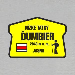 Nízke Tatry - Ďumbier - směrovka - magnet ořez masiv