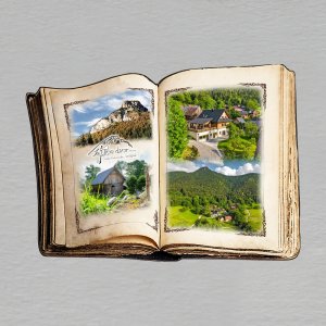 Zaťkov dvor - magnet kniha