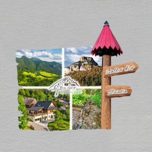 Zaťkov dvor - magnet rozcestník