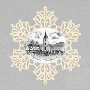 Rokytnice v Orlických horách - ozdoba vločka tisk