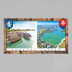 Senecká jazerá - magnet DL dvojitý