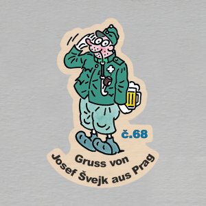 č. 68 Gruss von Josef Švejk - magnet