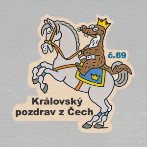 č. 69 Královský pozdrav z Čech - magnet