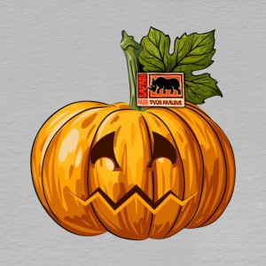Safari Park Dvůr Králové - halloween - dýně - magnet ořez