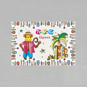 Toboga Opava - magnet C6 dvojitý