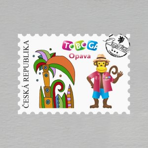 Toboga Opava - magnet známka