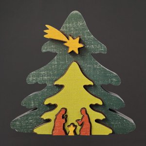 Betlém odstupňovaný barevný 10 cm