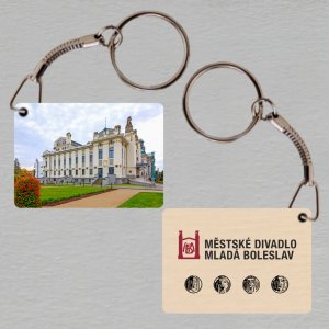 Městské divadlo MB - klíčenka obdélník