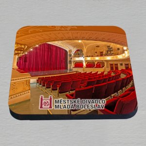 Městské divadlo MB - podtácek hranatý laser