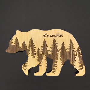Chopok - medvěd masiv - vzor gravír