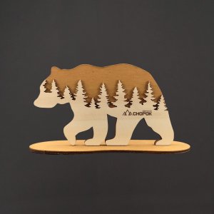 Chopok - medvěd - vzor les