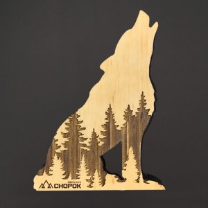 Chopok - vlk masiv - vzor gravír