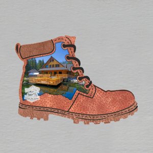 Rezort pri jazere Podbanské - magnet bota tmavá