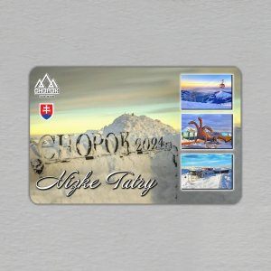 Nízke Tatry - magnet obdélník velký